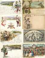 Schützen Partie Von über 100 Ansichtskarten, Viele Lithos I-II - 100 - 499 Postcards