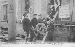 94-IVRY-PORT- INONDATION 1910- LE POSTE DE SECOURS LE 27 JANVIER 16 QUAI D'IVRY PORT - Ivry Sur Seine