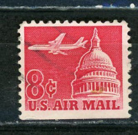 USA : POSTE AÉRIENNE - N° Yvert 61 Obli. - 3a. 1961-… Usados