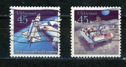 USA : POSTE AÉRIENNE - N° Yvert 118+119 Obli. - 3a. 1961-… Used