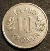ISLANDE - ICELAND - 10 KRONUR 1975 - KM 15 - ISLAND - Islandia