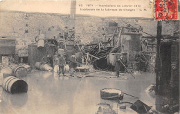 94-EVRY- INONDATION DE JANVIER 1910- EXPLOSION DE LA FABRIQUE DE VINAIGRE - Ivry Sur Seine