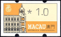 1993 China Macau ATM Stamps Main Post Office / MNH / Klussendorf Automatenmarken Etiquetas Automatici Distributeur - Automatenmarken