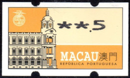 1998 China Macau ATM Stamps Main Post Office / MNH / Nagler Automatenmarken Etiquetas Automatici Distributeur - Distribuidores