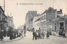 CPA 93 MONTREUIL SOUS BOIS / RUE DE PARIS - Montreuil