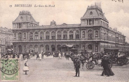 TOP BRUXELLES LA GARE DU NORD - Chemins De Fer, Gares