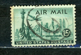 USA : POSTE AÉRIENNE - N° Yvert 37 Obli. - 2a. 1941-1960 Usati