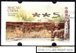 2011 China Macau ATM Stamps World Heritage / MNH / Nagler Automatenmarken Etiquetas Automatici Distributeur - Distribuidores