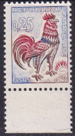 France VARIETES N°1331 D Papier Fluorescent Bdf. Qualité:** - 1962-1965 Gallo De Decaris