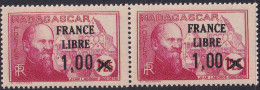 MADAGASCAR N°260 B Surcharge Espacée Entre Les 2"0" Trnant à Normal Qualité:** - Unused Stamps