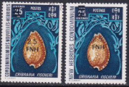 NOUVELLES-HEBRIDES N°478 A/488A 25FNH/25c 2 Valeurs TB Qualité:OBL - Sonstige & Ohne Zuordnung