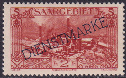 SARRE SERVICE N°16 /26 11 Valeurs Qualité:** - Dienstzegels