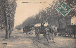 CPA 93 PIERREFITTE / AVENUS DE SAINT DENIS - Pierrefitte Sur Seine