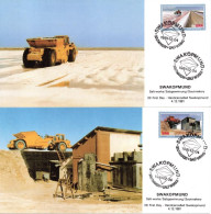 South West Africa - 1981 Salt Industry Maxi Card Set # SG 386-389 , Mi 512-515 - Camions