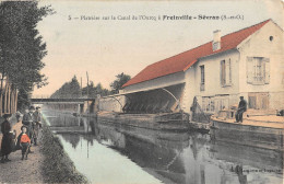 CPA 93 PLATRIERE SUR LE CANAL DE L'OURCQ / FREINVILLE SEVRAN - Other & Unclassified