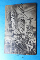 Salon 1909  Gueldry Les Ploumanakais A La Chapelle De La Clarté N° 60 Edit LL. Dentelle Folklore Catholique - Pittura & Quadri