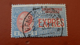ITALIA - ITALIE Poste EXPRES, 2 Lire , VE II, Oblitéré  ............ CL1-1-2e - Exprespost