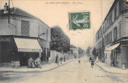 CPA 94 PARC SAINT MAUR / RUE ALINE / CAFE - Saint Maur Des Fosses