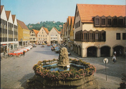 D-91217 Hersbruck - Hindenburg-Platz - Straßenansicht - Cars - BMW 2000 - Opel Manta - Hersbruck