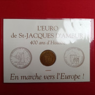 PIECE 1 EURO TEMPORAIRE ST JACQUES D'AMBUR - Euro Van De Steden