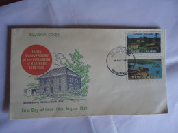 NEW ZEALAND  FDC COVER   1969  LANDSCAPES - FDC