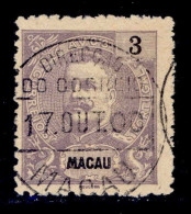 ! ! Macau - 1898 D. Carlos 3 A - Af. 82 - Used - Usados