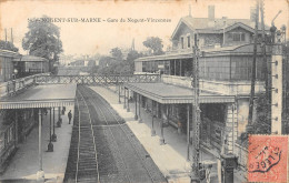 CPA 94 NOGENT SUR MARNE / GARE DE NOGENT VINCENNES - Nogent Sur Marne