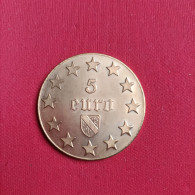 PIECE 5 EURO VILLE DE STRASBOURG 1997 - Euro Der Städte