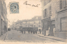 CPA 94 VILLEJUIF / LA GRANDE RUE ET PLACE DU CHRIST - Villejuif