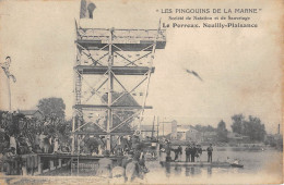 CPA 94 LE PERREUX / NEUILLY PLAISANCE / LES PINGOUINS DE LA MARNE SOCIETE DE NATATION ET DE SAUVETAGE - Le Perreux Sur Marne