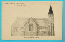 * Oombergen - Zottegem (Oost Vlaanderen) * Nieuwe Kerk, Nouvelle église, Zijgevel, Façade Latérale, Church - Zottegem