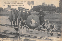 CPA 94 LE PERREUX / NEUILLY PLAISANCE / LES PINGOUINS DE LA MARNE SOCIETE DE NATATION ET DE SAUVETAGE - Le Perreux Sur Marne