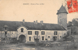 CPA 95 CHAUSSY / FERME ET TOUR DE MERE - Autres & Non Classés