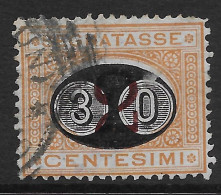 Italia Italy 1890 Regno Segnatasse Mascherine C2 Su C30 Sa N.S19 US - Segnatasse