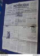 LA NOUVELLE REPUBLIQUE DE BORDEAUX ET DU SUD-OUEST 16-17 AOUT 1947 - Testi Generali