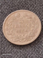 5 Fr Louis Philippe 1834 B - 5 Francs