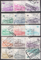 Belgique - 1968 - Timbres Chemine De Fer - COB 378/98 - Oblitéré - Cote 8 - Gebraucht