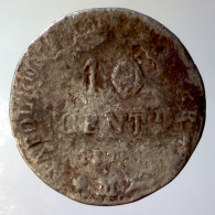 REGNO D'ITALIA 10 Centesimi 1811 M B - Napoleonic