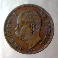 REGNO D'ITALIA 2 Centesimi 1895 BB+  - 1878-1900 : Umberto I.