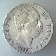 REGNO D'ITALIA 2 Lire 2° Tipo 1898 BB - - 1878-1900 : Umberto I