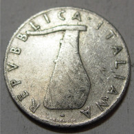 REPUBBLICA ITALIANA 5 Lire Delfino 1953 MB QBB  - 5 Liras