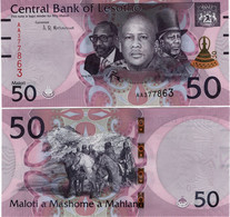 LESOTHO       50 Maloti       P-W28       2021       UNC - Lesoto