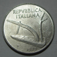 REPUBBLICA ITALIANA 10 Lire Spighe 1975 SPL  - 10 Lire