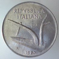 REPUBBLICA ITALIANA 10 Lire Spighe 1983 SPL QFDC  - 10 Liras