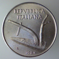 REPUBBLICA ITALIANA 10 Lire Spighe 1984 FDC  - 10 Liras