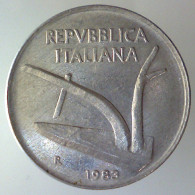 REPUBBLICA ITALIANA 10 Lire Spighe 1983 SPL  - 10 Liras