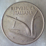 REPUBBLICA ITALIANA 10 Lire Spighe 1976 SPL  - 10 Liras