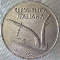 REPUBBLICA ITALIANA 10 Lire Spighe 1979 QFDC  - 10 Lire