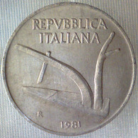 REPUBBLICA ITALIANA 10 Lire Spighe 1981 QFDC  - 10 Liras