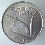 REPUBBLICA ITALIANA 10 Lire Spighe 1984 FDC  - 10 Lire